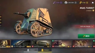 Nova Eliminação Consecutiva(Mias Turret)+Primeiro Teste🎉World War 2 Battle Combat WW2