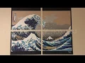 Speed Painting - The Great Wave off Kanagawa, Katsushika Hokusai