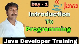 Java Programming Training For Beginners Telugu Introduction to Programming LuckyTechzone