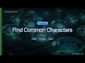 LeetCode 1002 Find Common Characters The HashMap Trick C