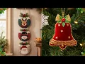 2 New Christmas decoration Idea From Cardboard Old CD in Low Budget DIY Christmas Craft idea 170