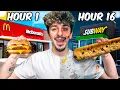 Download Lagu I Ate Fast Food Every Hour for an ENTIRE Day..