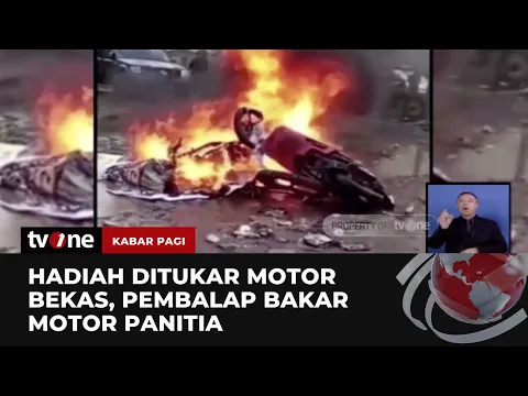 Ingkar Janji, Pembalap Bakar Motor Panitia