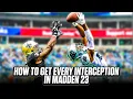HOW TO GET EVERY INTERCEPTION in MADDEN 23