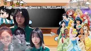 Squid Game Season 2 React To 196 380 222 And 095 As Disney Princess Disney Gacha 