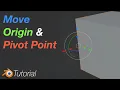 3 2 Blender Tutorial Change Pivot Point or Origin of an Object