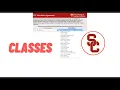 How I found my classes for USC Transfer Student Only