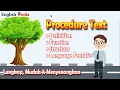 Download Lagu Procedure Text Lengkap (Teks Prosedur Bahasa Inggris) | Purpose, Structure, Language Feature