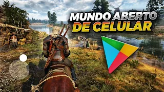 INCRÍVEL🔥 OS 15 MELHORES JOGOS DE MUNDO ABERTO para ANDROID