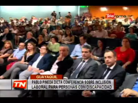 Pablo Pineda dicta conferencia sobre inclusión laboral para personas con discapacidad