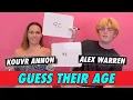 Alex Warren Kouvr Annon - Guess Their Age