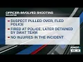 Vehicle pursuit and shooting in Williston Friday morning