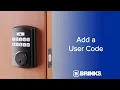 Brinks Electronic Deadbolt - Adding a User Code