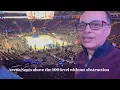 Enjoying playoff game at Madison Square Garden in Marriott Bonvoy Lexus Suite LS26