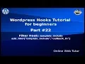 Wordpress Hooks Tutorial for beginners from scratch Filter template - include locate