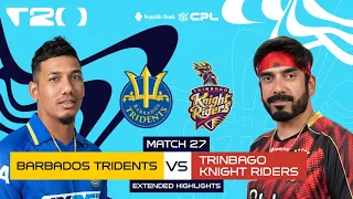 Extended Highlights | Barbados Tridents vs Trinbago Knight Riders | CPL 2026