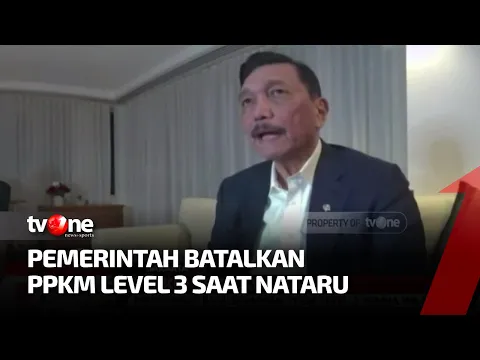 Pemerintah Batal Terapkan PPKM Level 3 untuk Semua Wilayah Saat Nataru