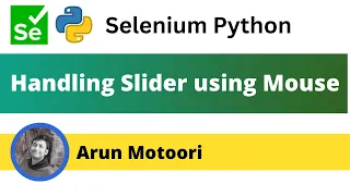 Handling Slider using Selenium Python Selenium Python