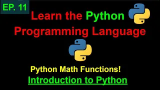 Python Math Functions Learn Python Programming Ep 11