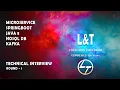 L T Java microservice spring boot real time interview