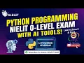 O Level Exam January 2026 Preparation Strategy Python Programming M3-R5 Full Roadmap Notes