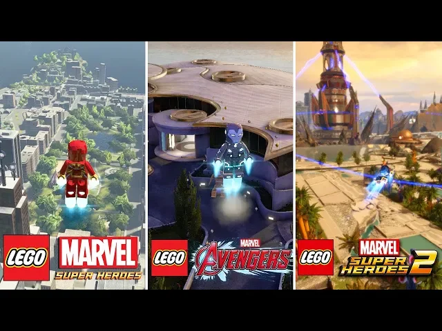 LEGO Marvel Games - OPEN WORLD EVOLUTION! (LEGO Marvel Super Heroes 1 vs Superheroes 2 / Avengers)