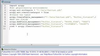 Python Scripting for Geoprocessing Workflows