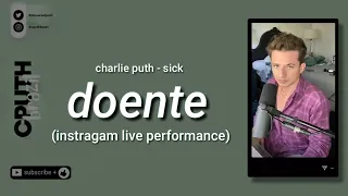 Download Charlie Puth - Sick (tradução/legendado pt-br) (Instagram Live Performance) MP3