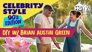 Backyard Garden Project with Brian Austin Green | Celebrity Style: 90s Edition | HGTV