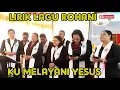 Download Lagu Lagu Rohani - Ku Melayani Yesus - Dengan Lirik - cover Majelis Jemaat-#pujianjemaat