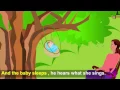 Rock-a-Bye Baby | Classic Lullaby With Lyrics | Nursery Rhymes For Kids