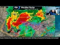 April 23 2021 LIVE Texas Tornado Coverage Conroe and Quanah D