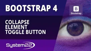 Bootstrap 4 Basics Collapse Element Toggle Button