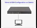 Telnet SSH Configurations on H3C Switch
