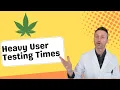 How long can marijuana be detected in urine Heavy User