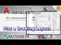 Plot a Drawing Layout AutoCAD tutorial
