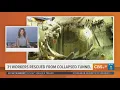 31 workers rescued from collapsed tunnel
