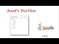 JavaFX Tutorial TreeView in JavaFx