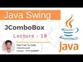 java Swing JComboBox part 2