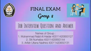 Download Tax Officer Interview Session Final Exam English Conversation Group 8 D Class MP3