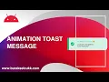 ANIMATION TOAST MESSAGES - KOTLIN