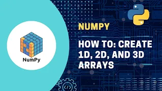 NumPy How to Create 1D 2D and 3D Arrays in NumPy