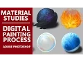 Material Studies - Digital Painting in Adobe Photoshop