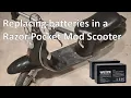 Replacing Batteries in Razor Pocket Mod Scooter