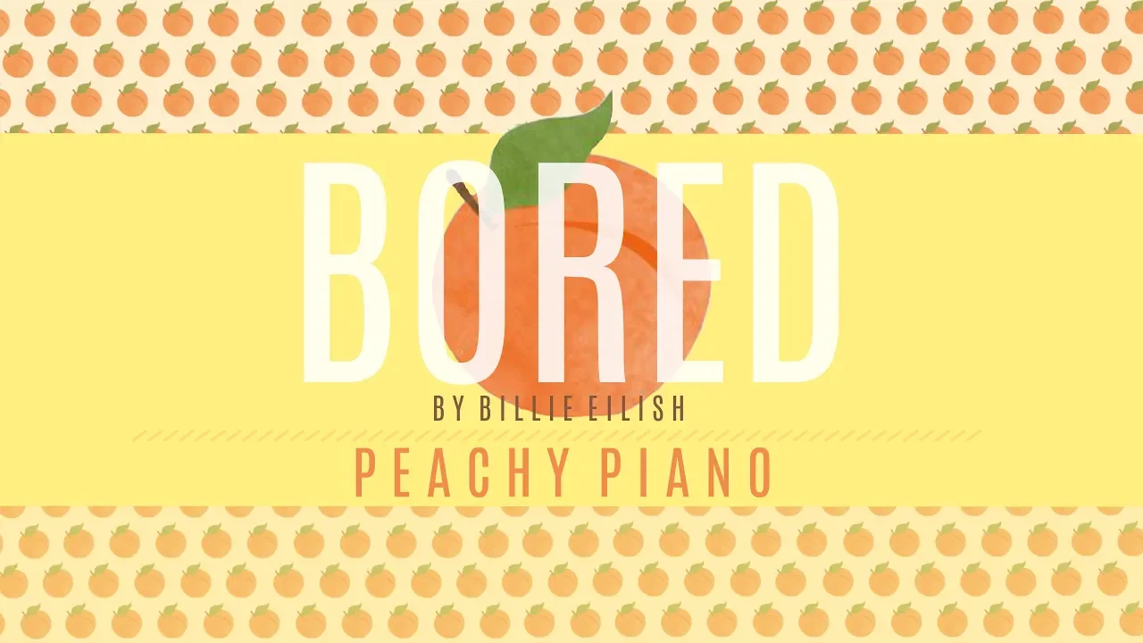 Bored - Billie Eilish | Piano Backing Track