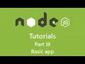 Create your first web application using Node js Part 3