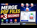 How to Merge PDF Files in 3 Seconds Free PDF Tool 2026 Guide