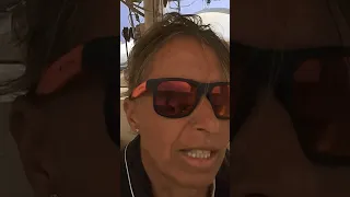 The wind was crazy💨Ep 168 #sailingfamily #sailing #shorts