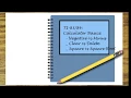 Calculator Basics