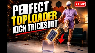 The Perfect Card Kick Trickshot! (Live)
